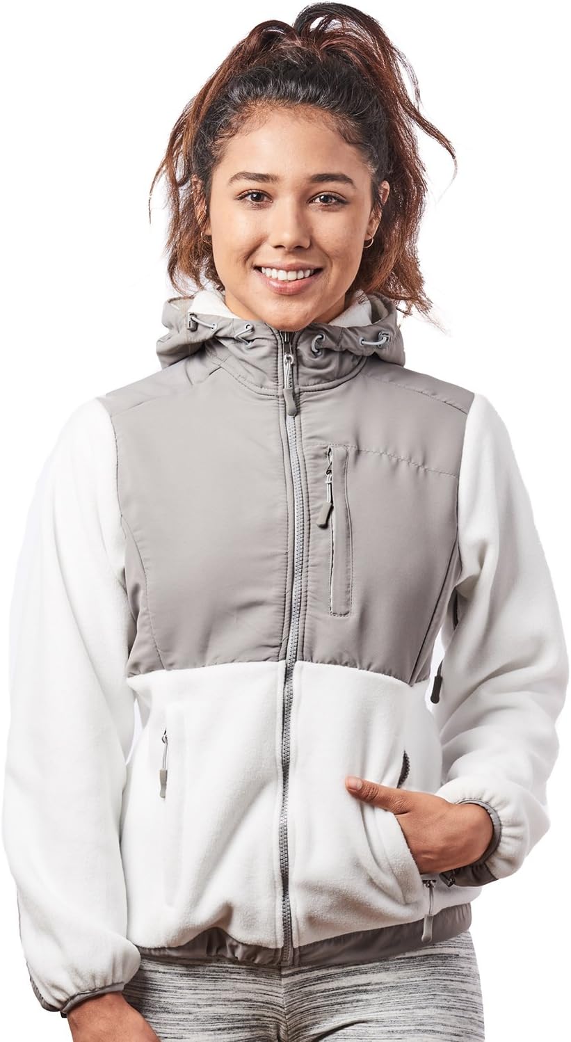 Two-Tone Full-Zip Fleece Jacket 