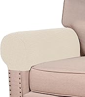 Vista 12 de Turquoize Fundas elásticas para reposabrazos para sillas y sofás, fundas para reposabrazos de sofá de elastano jacquard, funda antideslizante