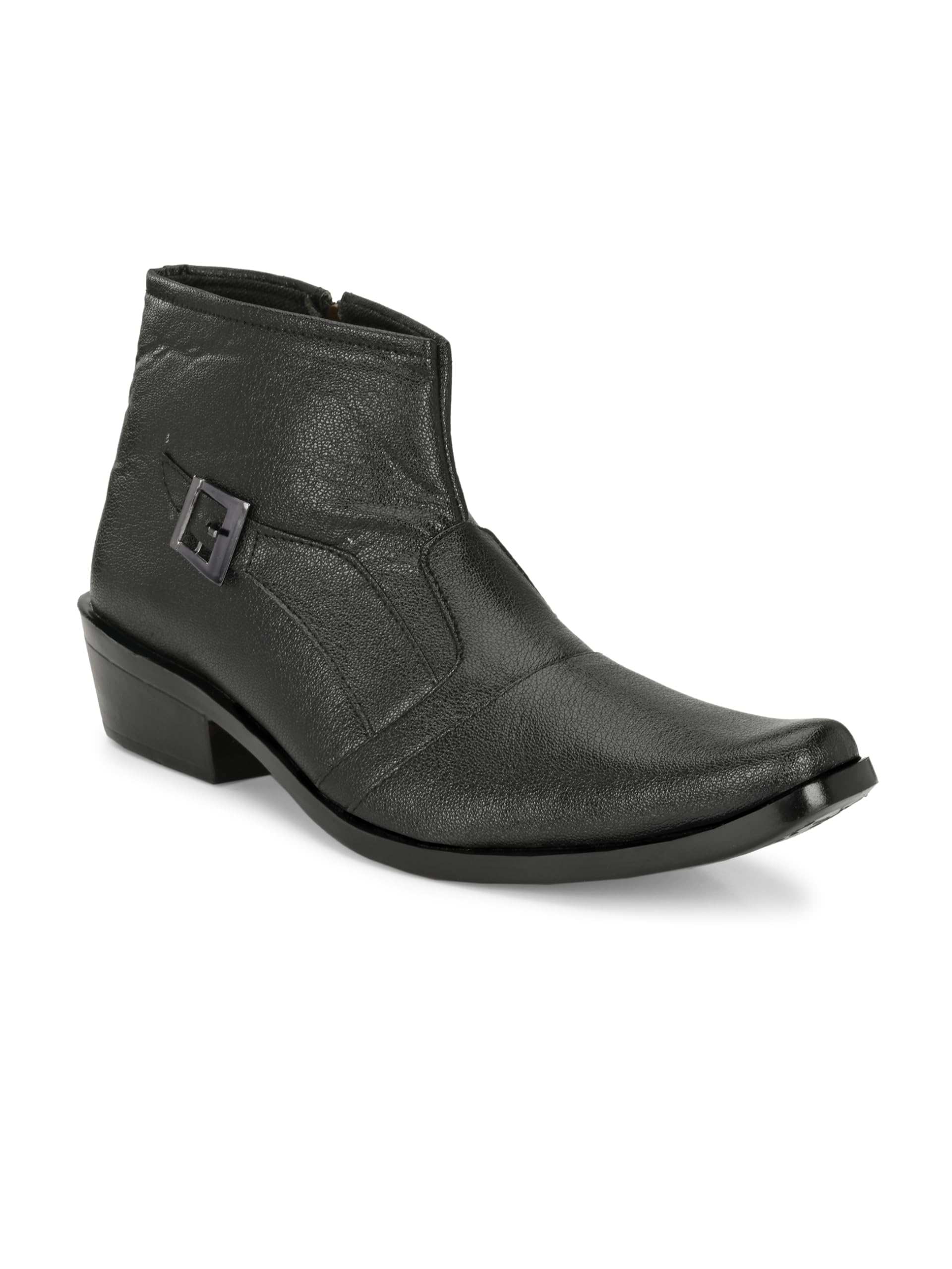 Men's Boots Mid Top Ankle Zipper Aa001-image-12