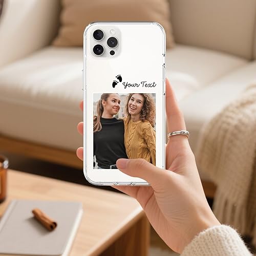 Miniatura 7 de Personalized TPU Soft Phone Case for iPhone 17161514131211 Pro Max Mini XR XS X - Custom Picture Case, Valentine's, Christmas, Birthday Gift for