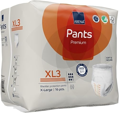Miniatura 3 de Abena Premium Pants XL3 - Ropa interior desechable con costuras rasgadas, XL, 1000021330, 192 unidades