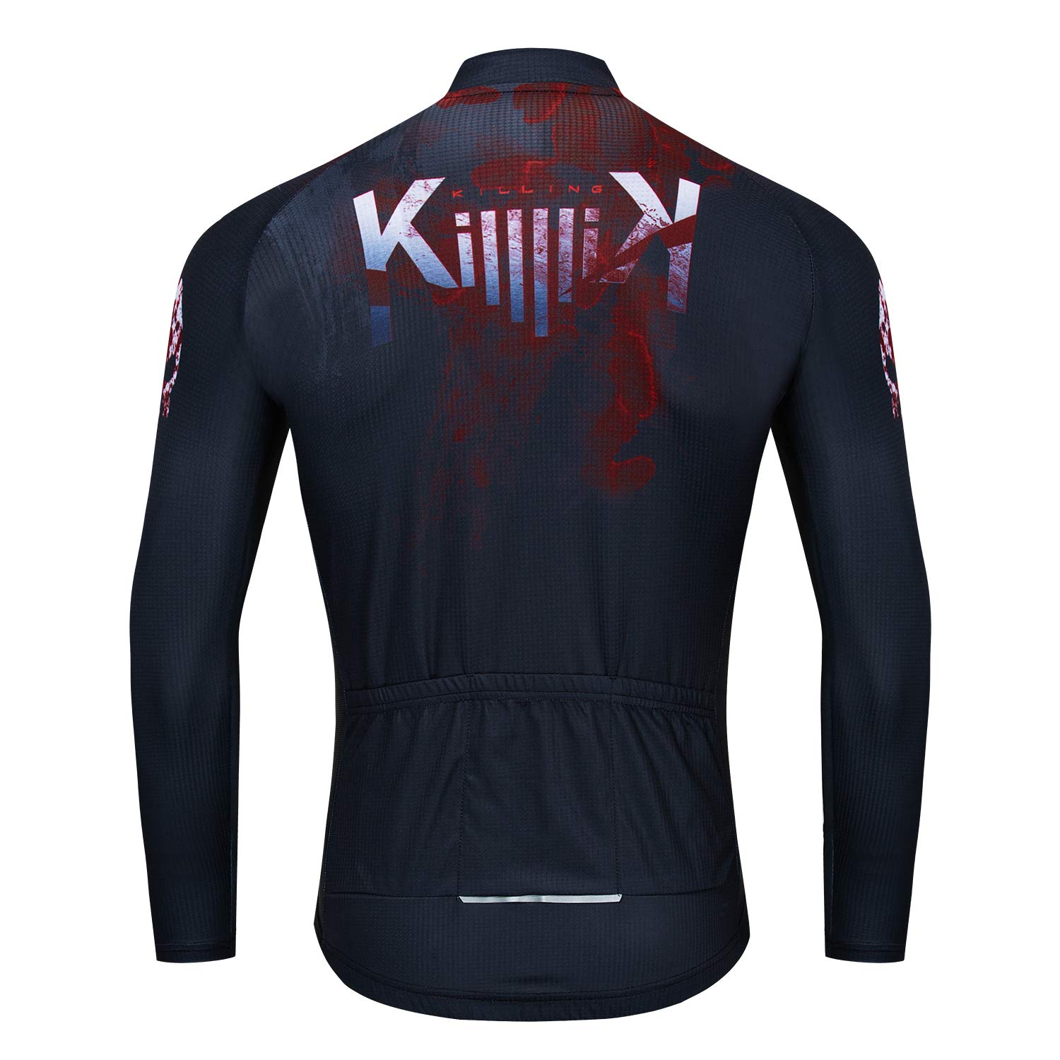 Pro Brand Team męska koszulka rowerowa odblaskowa z długim rękawem, 22, 3XL
