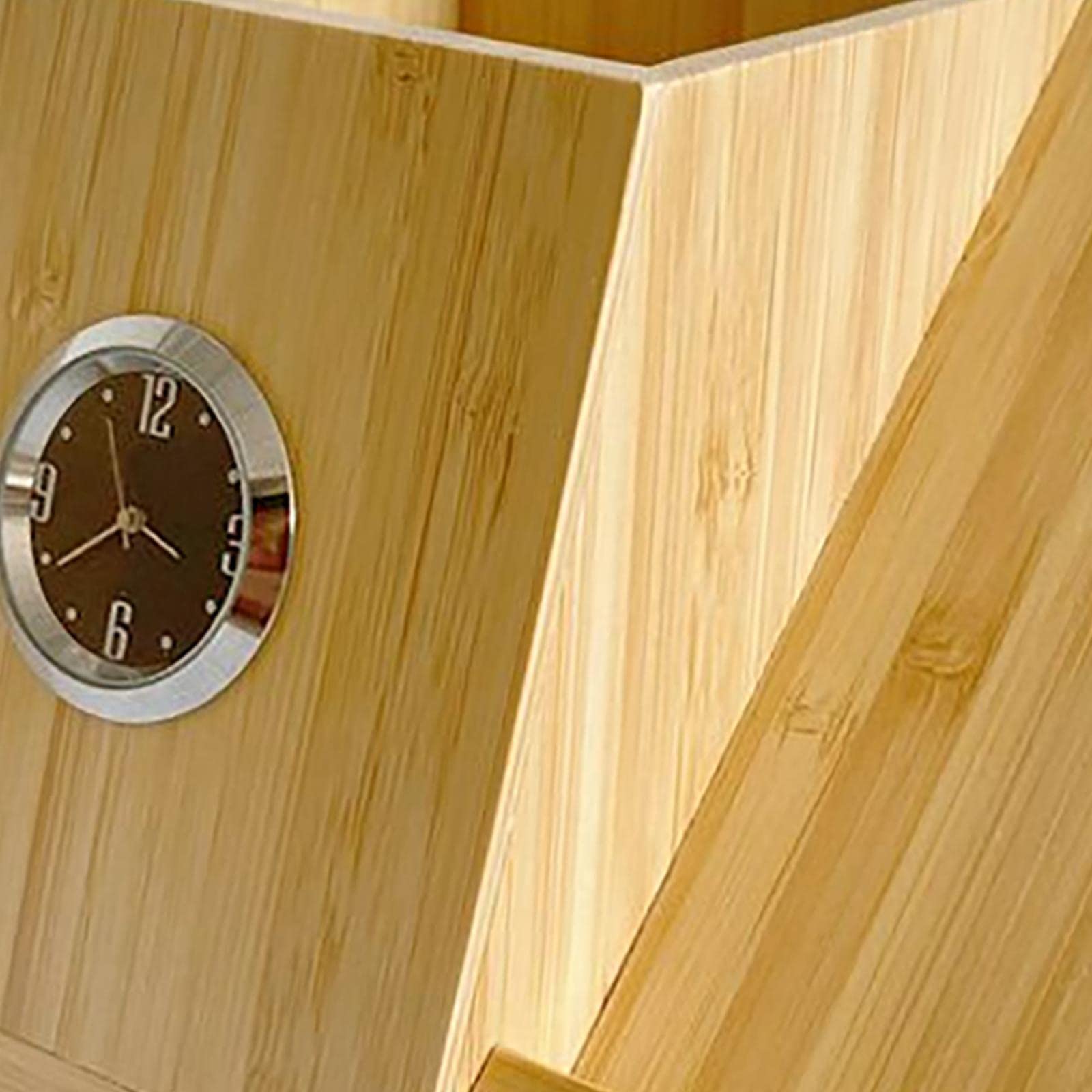 Stifthalter mit Uhr, 10 W Multifunktionsladestation für Handys Und Andere Geräte