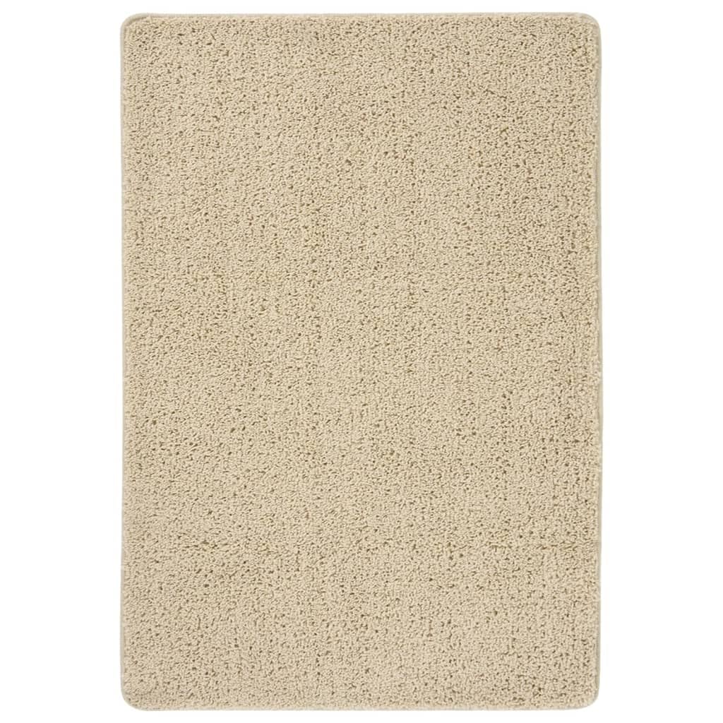 Tapis de salon lavable en machine avec dossier antidérapant et poil long moelleux
