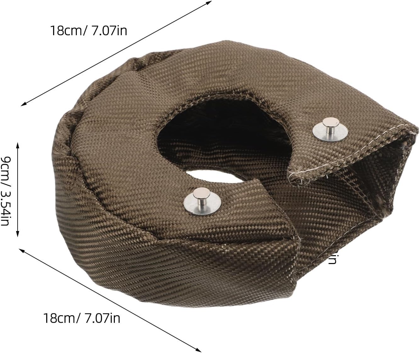 Homoyoyo Turbo Blanket T3 Heat Shield Cover for Turbocharger and Diesel Turbo with Efficient Thermal Management and High Heat Resistance Graphene Material Easy Installation