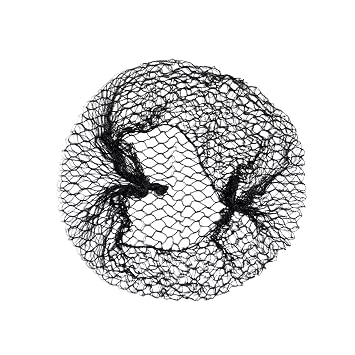 12 Pcs Thicker Hair Nets 18 Inch Invisible Elastic Edge Mesh Wig Nets for Women Bun Hair Making Food Service Ballet 18 Inches