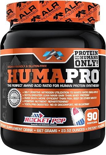 Vista 54 de Matriz de proteínas formulado para seres humanos Humapro de ALR Industries, menos residuos. Gana masa muscular magra., ALR1018/1588/1501, 1, 1