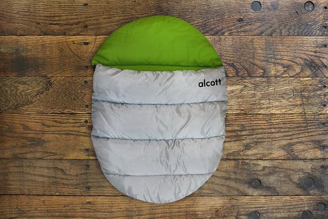 Foto 2 de 5 de Alcott Explorer - Saco de Dormir para Perro, tamaño pequeño/Mediano, Color Gris y Verde