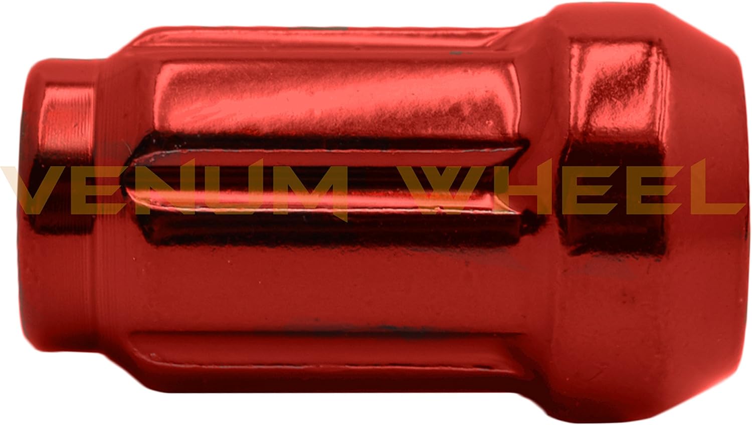 (24) M12x1.5 6 Spline Tuner Red Lug Nuts with Two Locking Socket Keys | Fits Dodge Hummer Durango 2WD H3