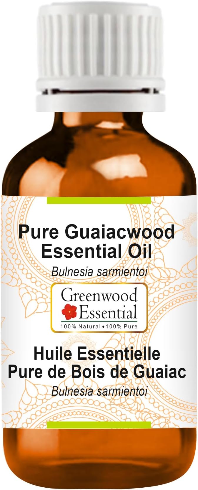 Greenwood Essential Guaiacwood Essential Oil (Bulnesia sarmientoi) Pure | Viscous Texture | Rich Aroma | Unisex | All Skin Types |Natural Extract Steam Distilled 15ml