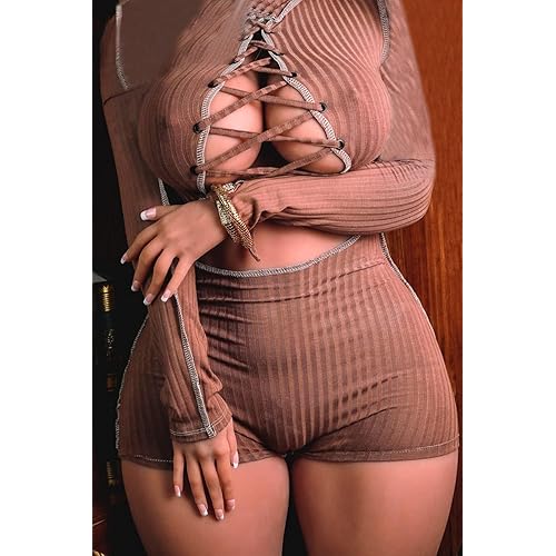 5.35FT/112LB Full Size Sex Doll for Men with Soft Breasts, Realistic Sex Doll TPE Silicone Life Size Sex Dolls Full Body Love Dolls BBW Female Torso BBW Adult Toy Male Masturbator