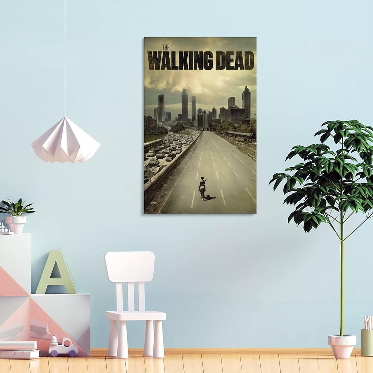 Poster 24x36inches Framed Canvas Wall Art Classic Horror TV Series For Morden Home Vintage Decor Cool Poster Room Aesthetic