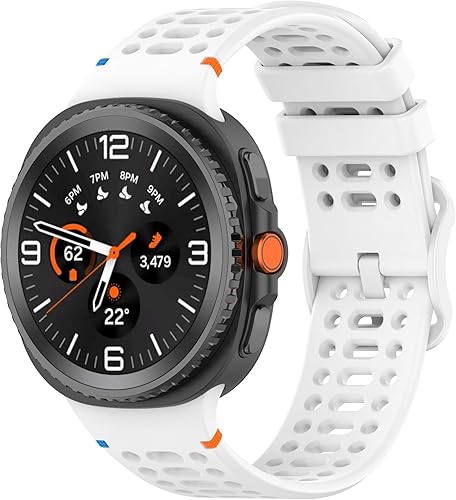 Miniatura 2 de Paquete de 3 correas compatibles con Samsung Galaxy Watch 8 Classic de 1.811 pulgadas, Watch 8 de 1.575 pulgadas1.732 pulgadas, correa deportiva de