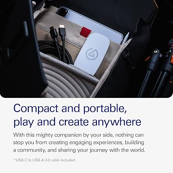 Elgato Game Capture Neo Portable USB Capture Card, 4K60 HDR