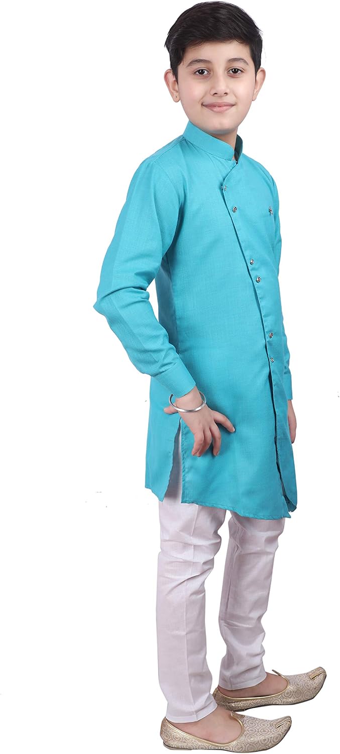 Pro-Ethic Style Developer Indian Cotton Kurta Set For Boys | Traditional Kids Ethnic Wear | Pack of 1