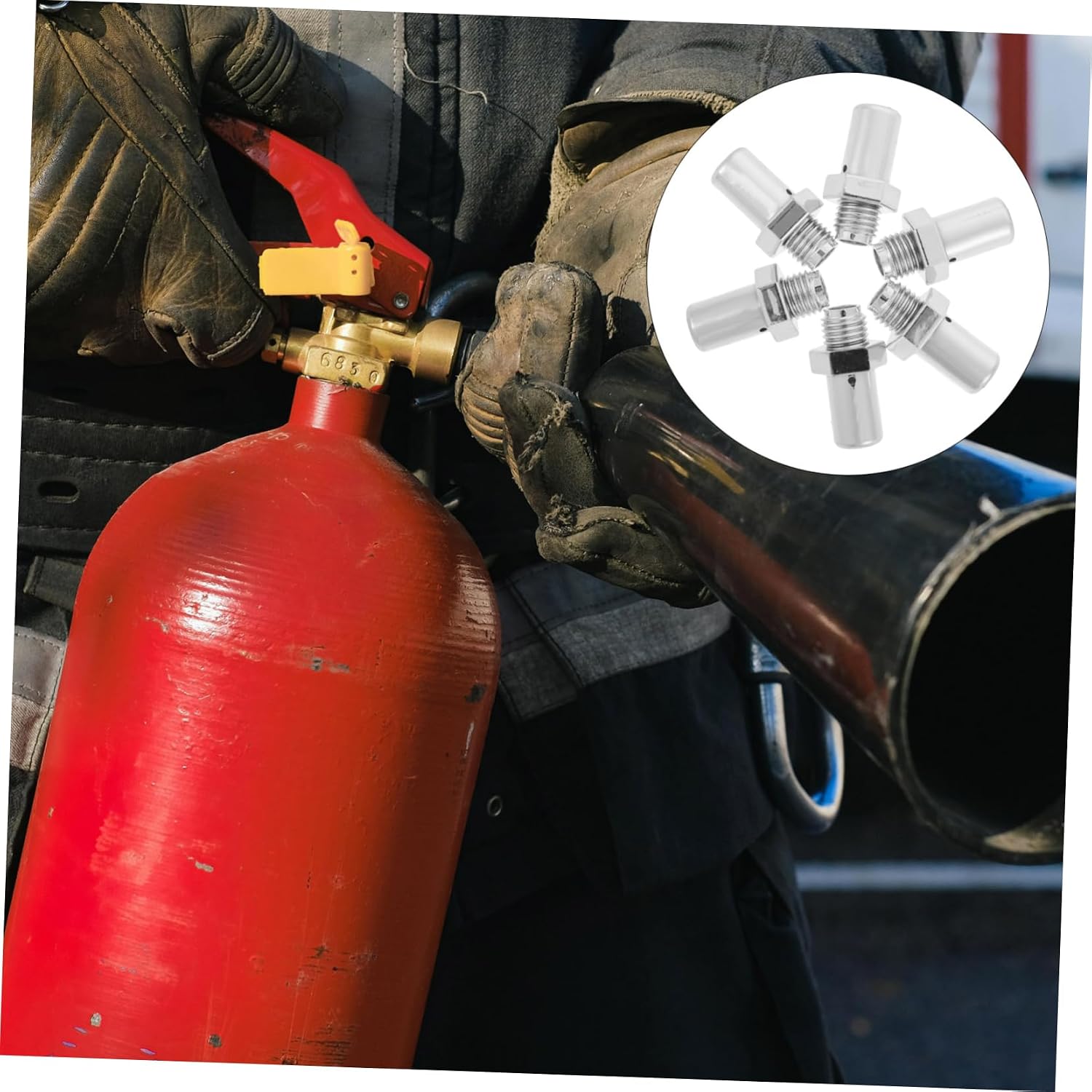 6pcs Fire Extinguisher Replacement Nozzles for Water Based Units
