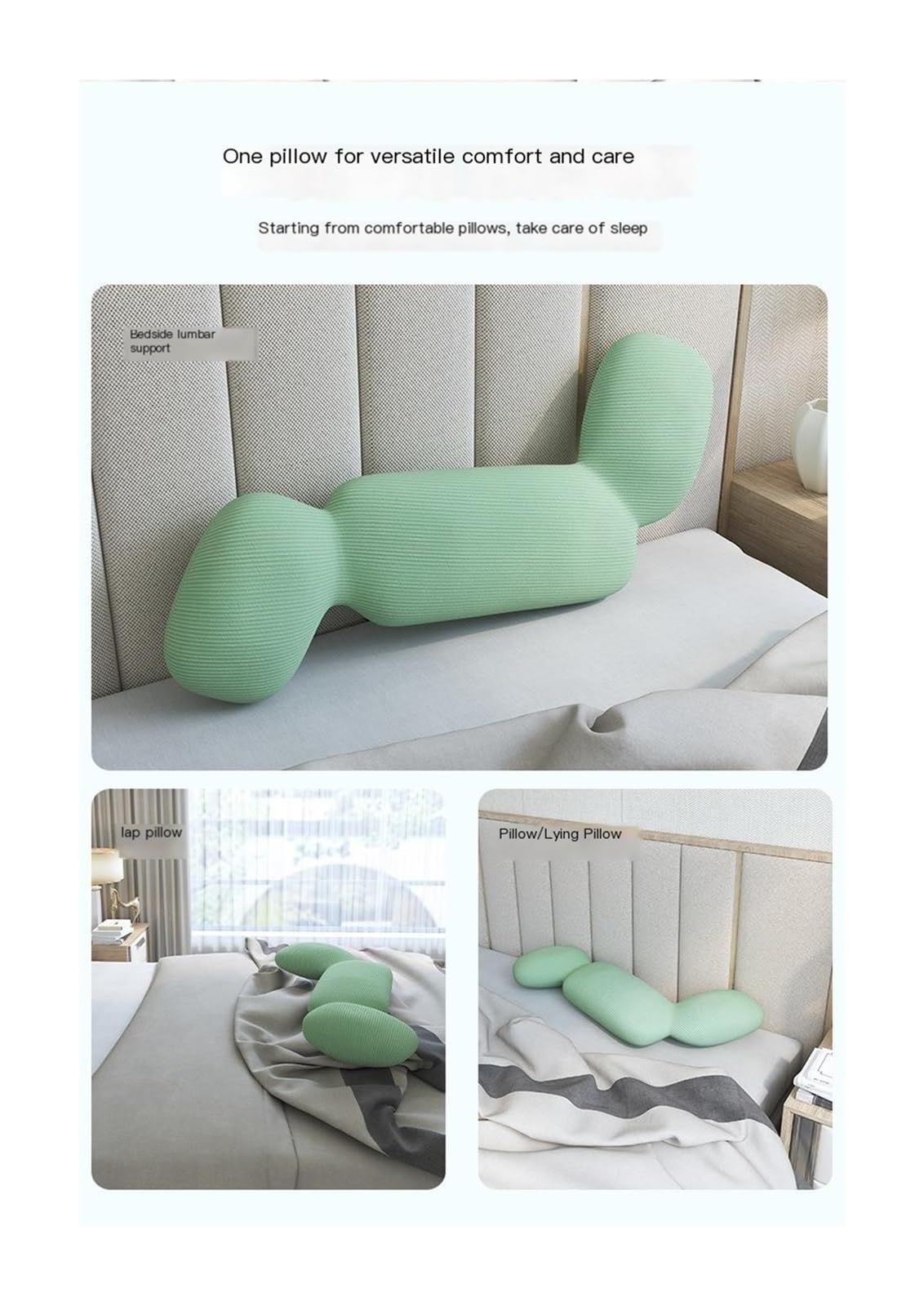 Morbido cuscino in memory foam per tutto il corpo, per dormire, donne incinte, cuscino confortevole, arredamento per la casa, cuscino decorativo (Lce Silk Blue)