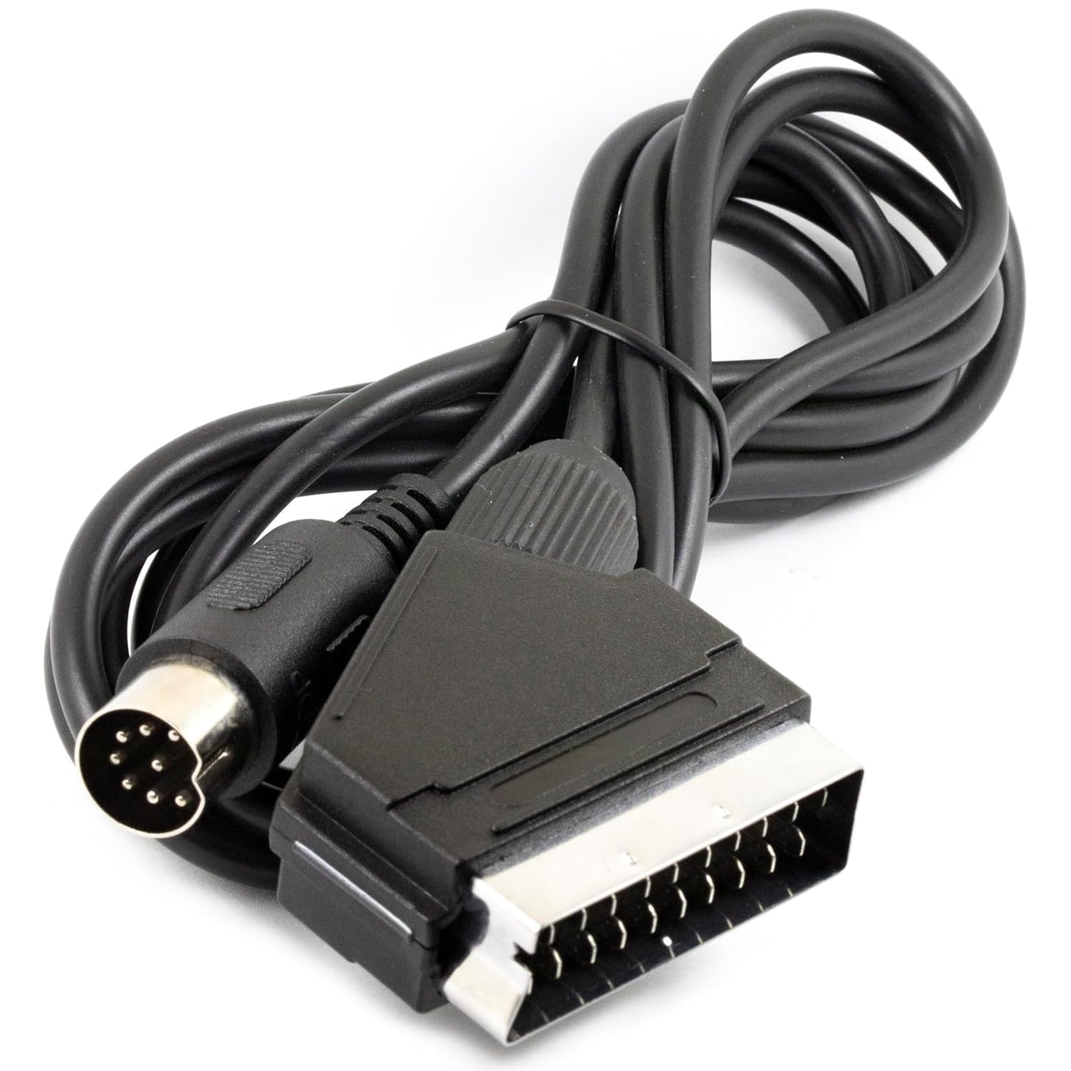 for RGB SCART TV AV Cable for Sega Genesis Megadrive 1 MD1 About 1.8 Meter 6FT (8Pins, PAL-D)