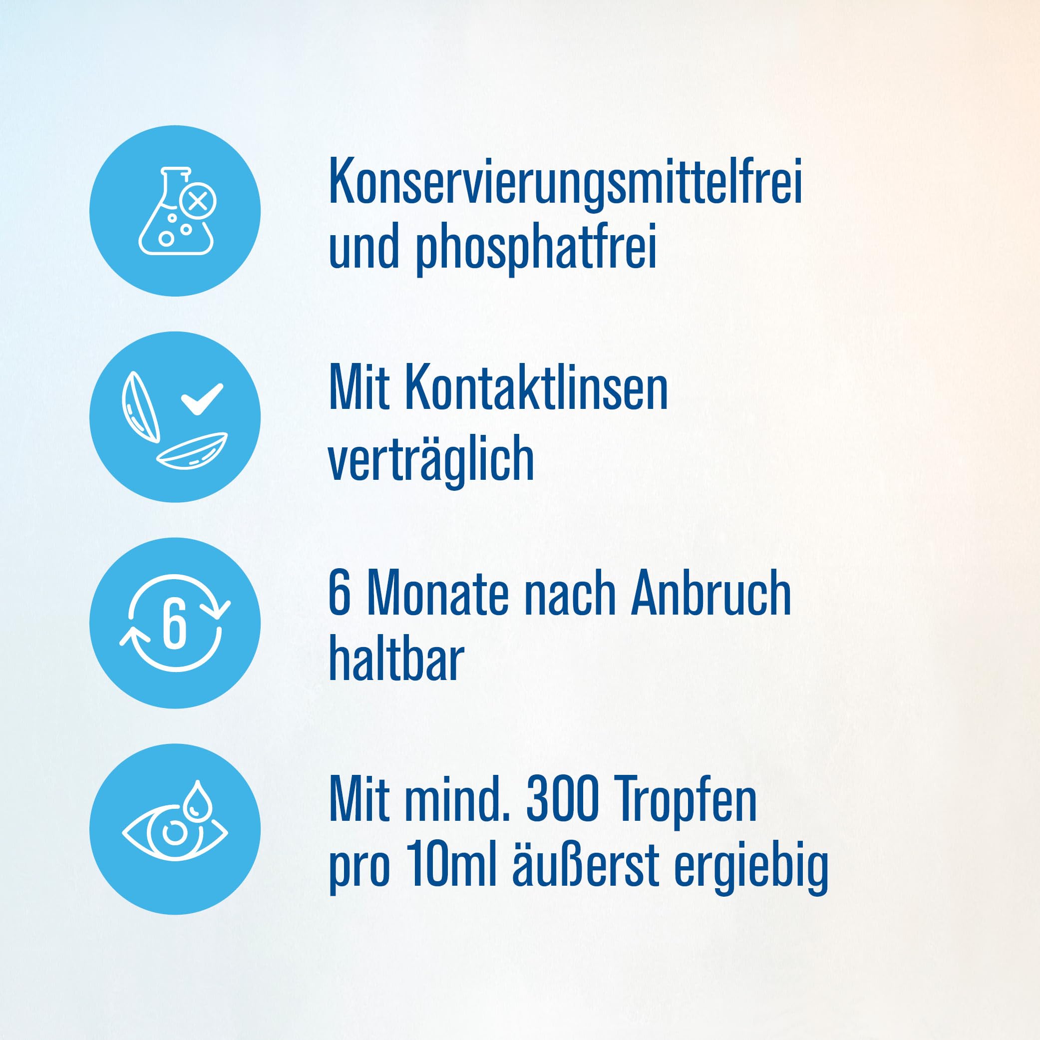 HYLO EYE CARE COMOD Augentropfen bei trockenen mit Hyaluronsäure Doppelpackung, Transparent, 20 ml