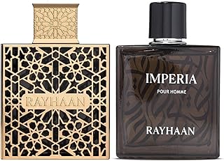 2-Piece Fragrance Set By Rayhaan for Men – Includes 3.4 oz Elixir Eau de Parfum Spray and 3.4 oz Imperia Eau de Parfum Spray