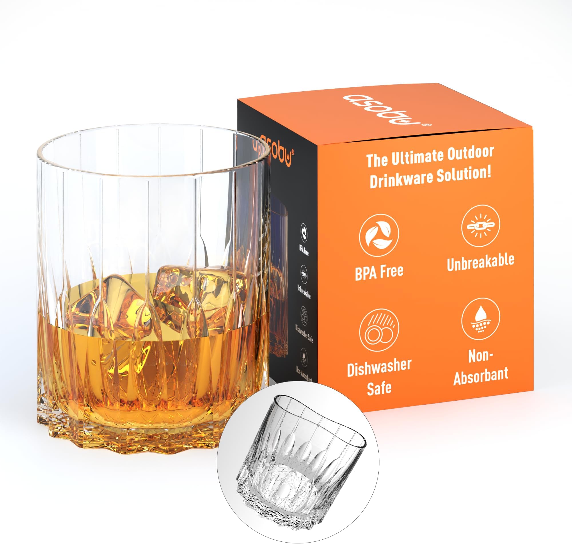 Silicone Glasses 16 oz Reusable BPA-Free Unbreakable Cups - Flexible, Sustainable, Hot and Cold, Non-Slip Easy Grip, Shatterproof, Perfect for Events & Outdoors