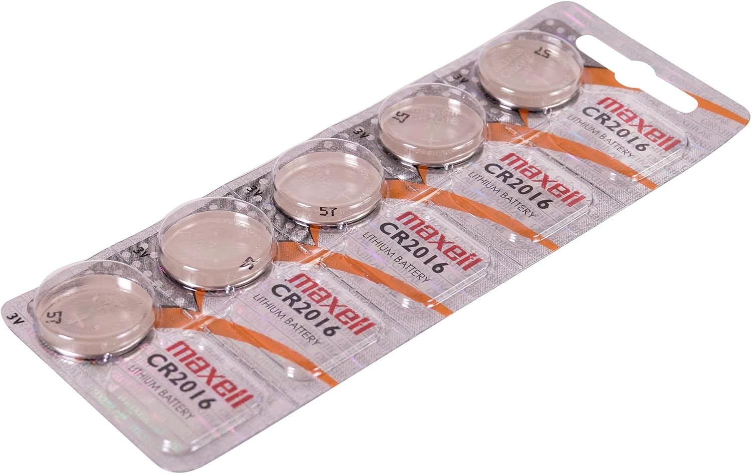 Maxell CR2016 3V Lithium Cell Battery (5pcs per pack)
