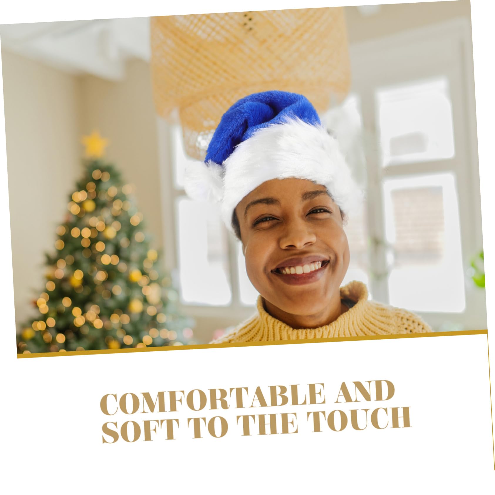 PRETYZOOM 10 Piezas Sombrero De Decoración De Navidad Sombreros De Papá Noel Gorros Navideños Azules Sombreros Para Hombres De Hombre Fiesta De Navidad Adornos De Blue Paño