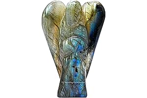 Exquisite Labradorite Angel Figurine: A Pocket-Sized Guardian of Love, Abundance, and Inner Transformation