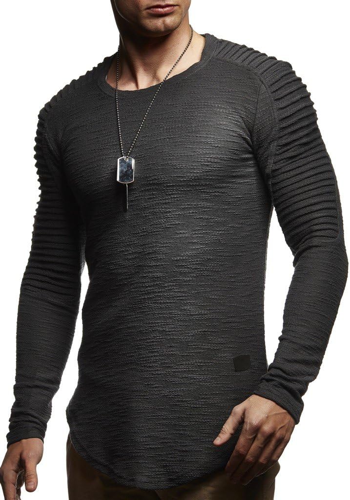 Maglione Donna Girocollo Leif Nelson - Felpa A Maglia Slim Fit Elegante - 4