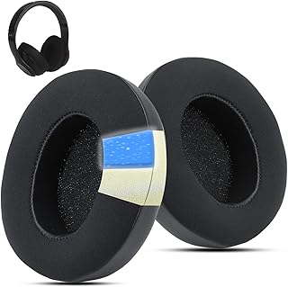 Wzsipod Cooling-Gel Studio 3 Replacement Earpads for Beats Wireless Headphones, Fit Beats Studio 2 Wired, Do Not Fit Solo 3/2, Breathable Ear Cushion with Memory Foam & Smooth Clothes (Black)