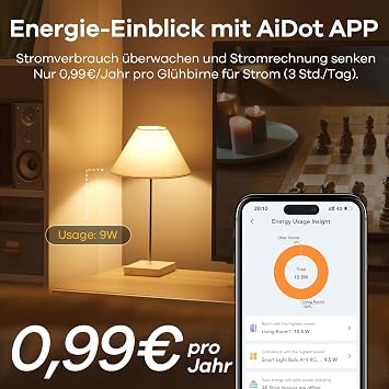 Linkind Matte Smart RGBTW Lamp Wifi E27 Alexa Bulb 1800-6500K Multicoloured WLAN Intelligent Bulb Music Sync Compatible with Siri/Google Home/SmartThings 800 Lumen Replaces 60 Watt Pack of 4 [Energy Class F]