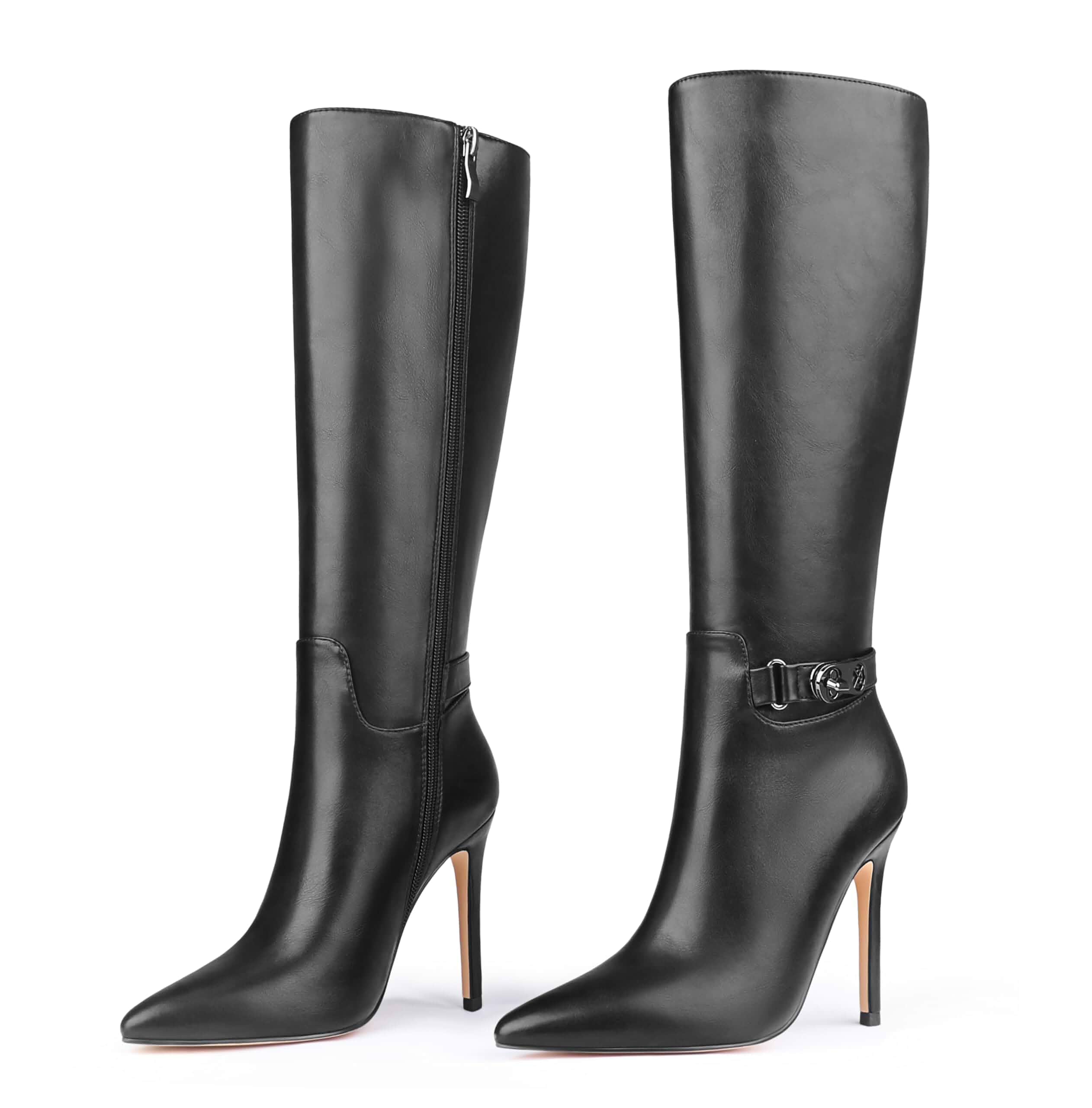 MERUMOTE Boots for Women Knee High Stiletto Boots High Heel Boots, Tall Boots, Heel Boots, Women Knee High Boots
