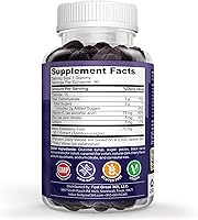 Vista 8 de Feel Great Vitamin Co. Elderberry Gummies for Kids Immune Support Natural Antioxidant Immune Booster with Vitamin C and Zinc Gluten Free &