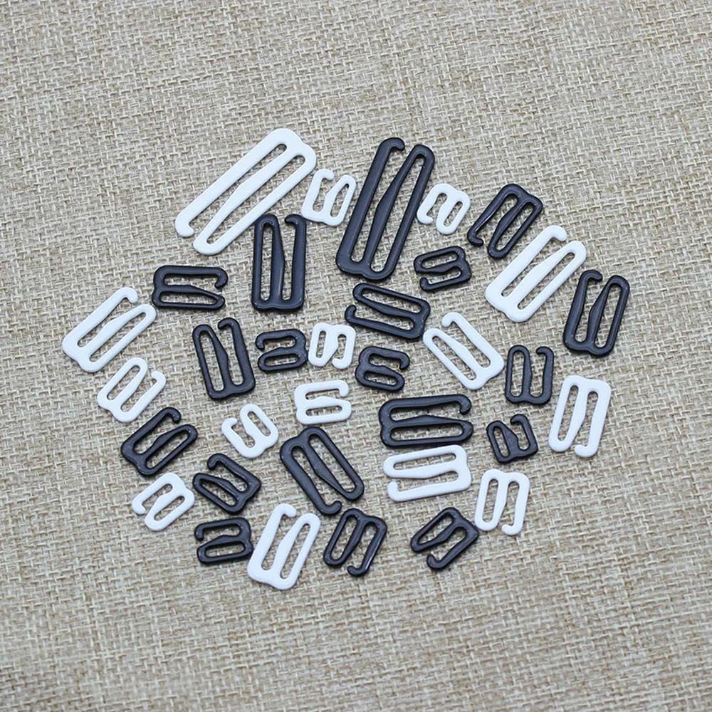 XDMING Bra material metal bra strap hooks Nylon Coated Lingerie Figure 9 shape 6mm/8mm/10mm/12mm/15mm/18mm/20mm/25mm/30mm