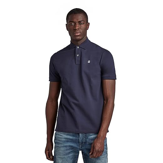 G-Star RAW Dunda Polo, Polos para Hombre, Azul (sartho blue D08513-5864-6067), M