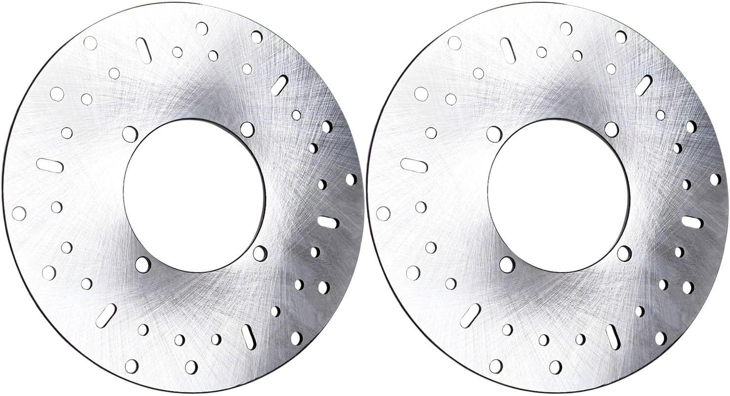 2 Pack Front Brake Rotor Discs Compatible with Polaris Ranger Sportsman Magnum Trail Blazer Boss ATP ACE 325 330 400 425 500 570 700 800 Direct Replacement Stainless Steel Disc OEM # 5244314