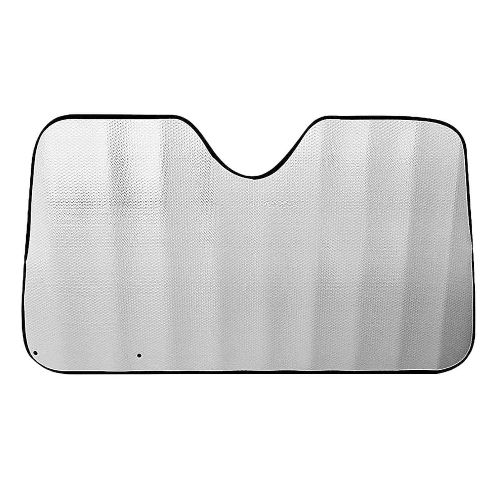 LKILFUWX Car Windscreen Sun Shade for Toyota CHR C-HR 2016-2023, Double Layer Bubble Aluminium Foil Windshield Sunshade, UV Rays Reflector Visor Cover,140 * 70CM