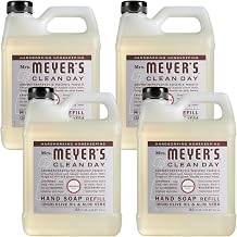 CLEAN DAY Hand Soap Refill, Made with Essential Oils, Biodegradable Formula, Lavender, 33 fl. (Pack of 4)