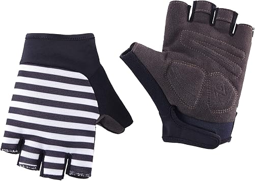 OOZi Cycling Gloves Mountain Bike Gloves Bicycle Gloves for Men Women, Fingerless Gloves Lightweight Stretch Durable Padded for Mountain Biking, Road Riding, Indoor Workout and Weight Lifting