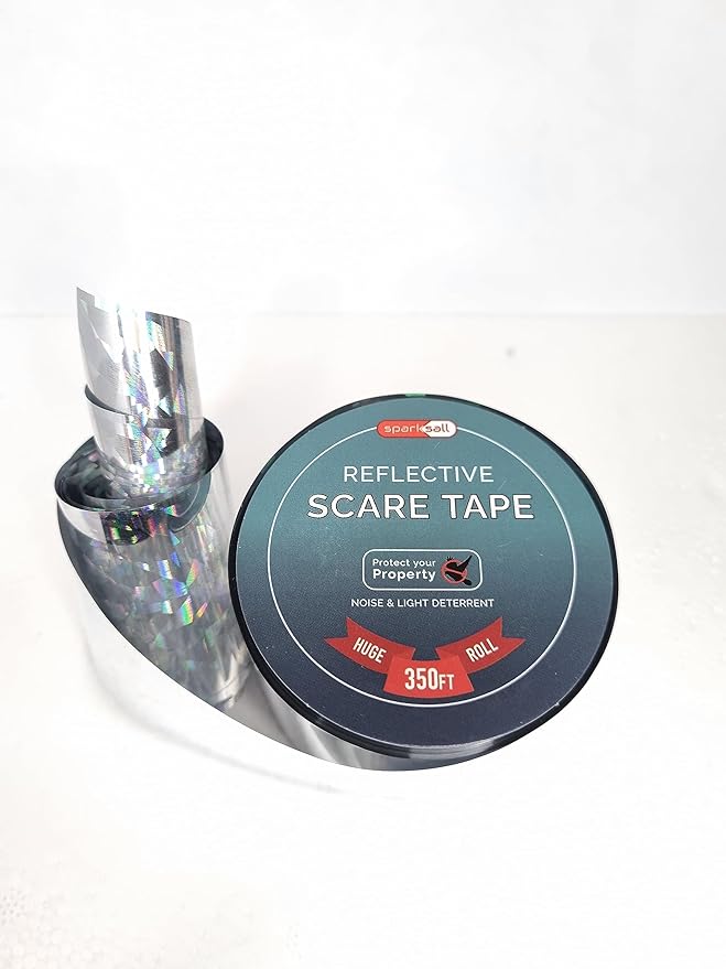 (Bird deterrents) Reflective Scare Tape_350 ft_Bird tap