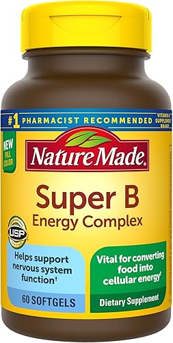 Miniatura 11 de Nature Made Super B Energy Complex, suplemento dietético para soporte de función de células cerebrales, 160 cápsulas blandas, suministro para 160