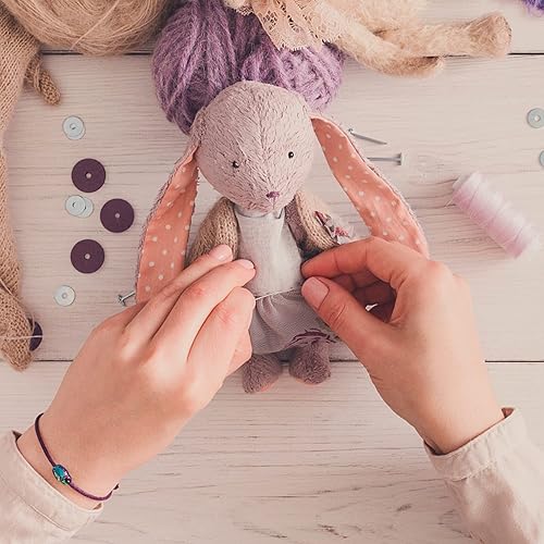 Miniatura 6 de Kit de hilo de coser, 64 rollos de hilo de carrete de colores con juego de 6 agujas de coser, 2 pinzas de aguja, herramientas de regla de tijeras