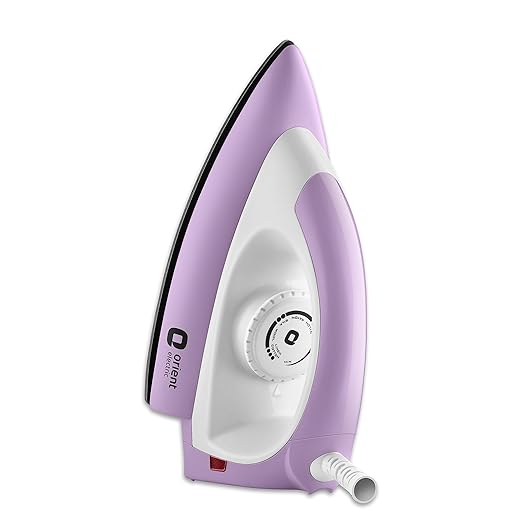 Orient Electric Fabristyle 1100 Watt Dry Iron for clothes with Weilburger Coated Non Stick Soleplate | Silver Layered Thermostat for Better Heat Conductivity | 2 Years Replacement Warranty at Rs. 599