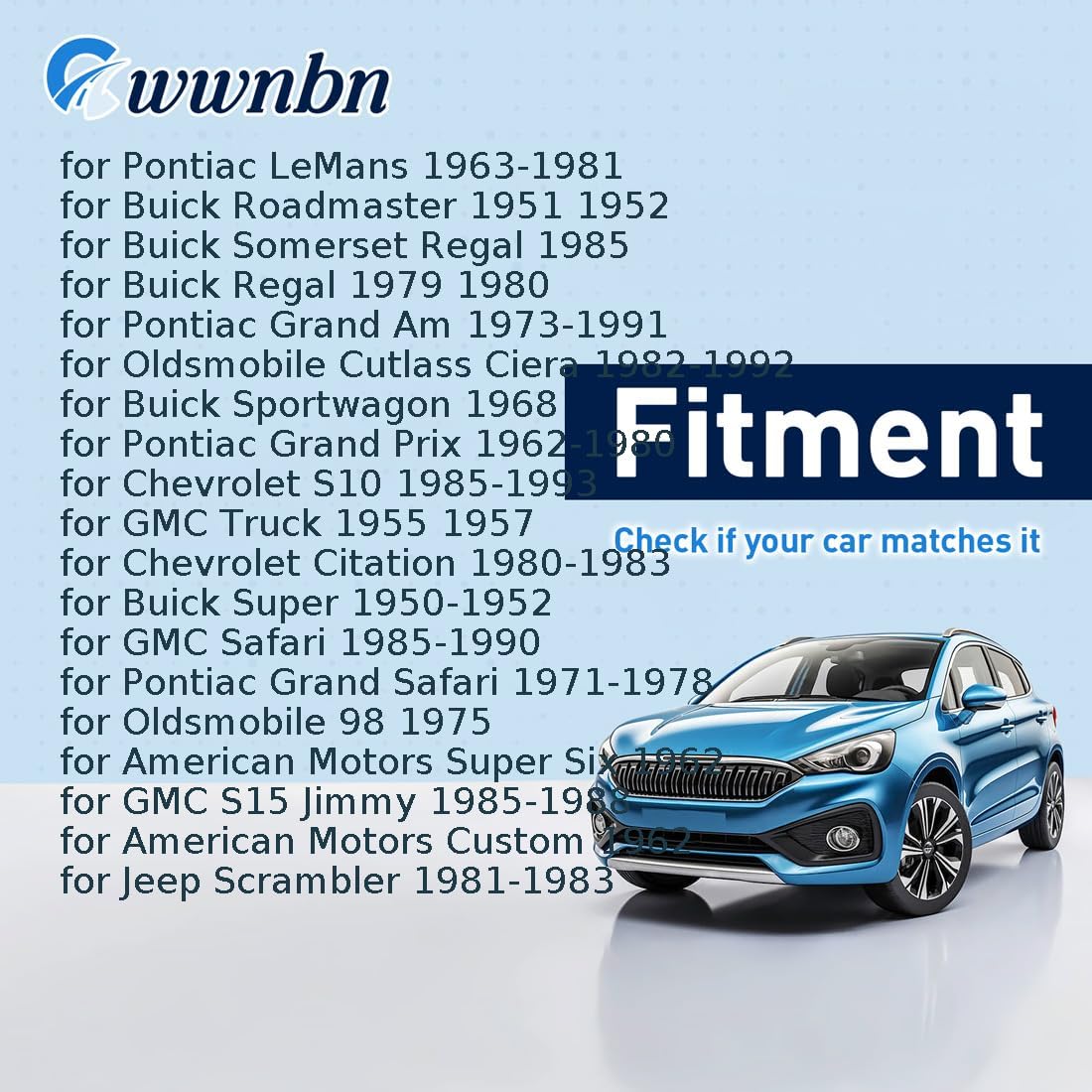 Rear Engine Camshaft Plug for Chevrolet Camaro 1982 1983 1984 1985 1986 for Pontiac Firebird 1982 1983 1984 1985 1986 for Buick Century,Skylark,Somerset 1980 1981-1992 1Piece