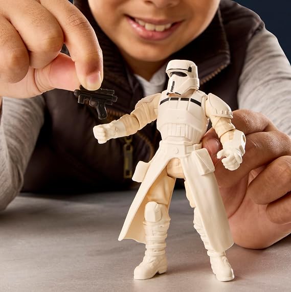 Star Wars ActionVerse AT-RT & Imperial Remnant AT-RT Driver, Action Figure & Vehicle, Star Wars: The Mandalorian & Grogu Toys for Boys & Girls Ages 4+ | Action Figure & Vehicle, Star Wars: The Mandalorian & Grogu Toys, For Boys & Girls Ages 4+