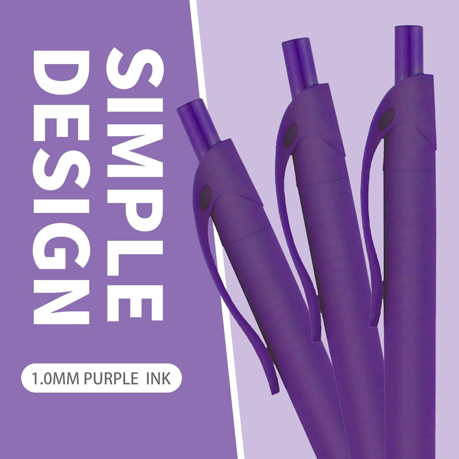 deegtran 50 Green Ink Pens + 50 Purple Ink Pens