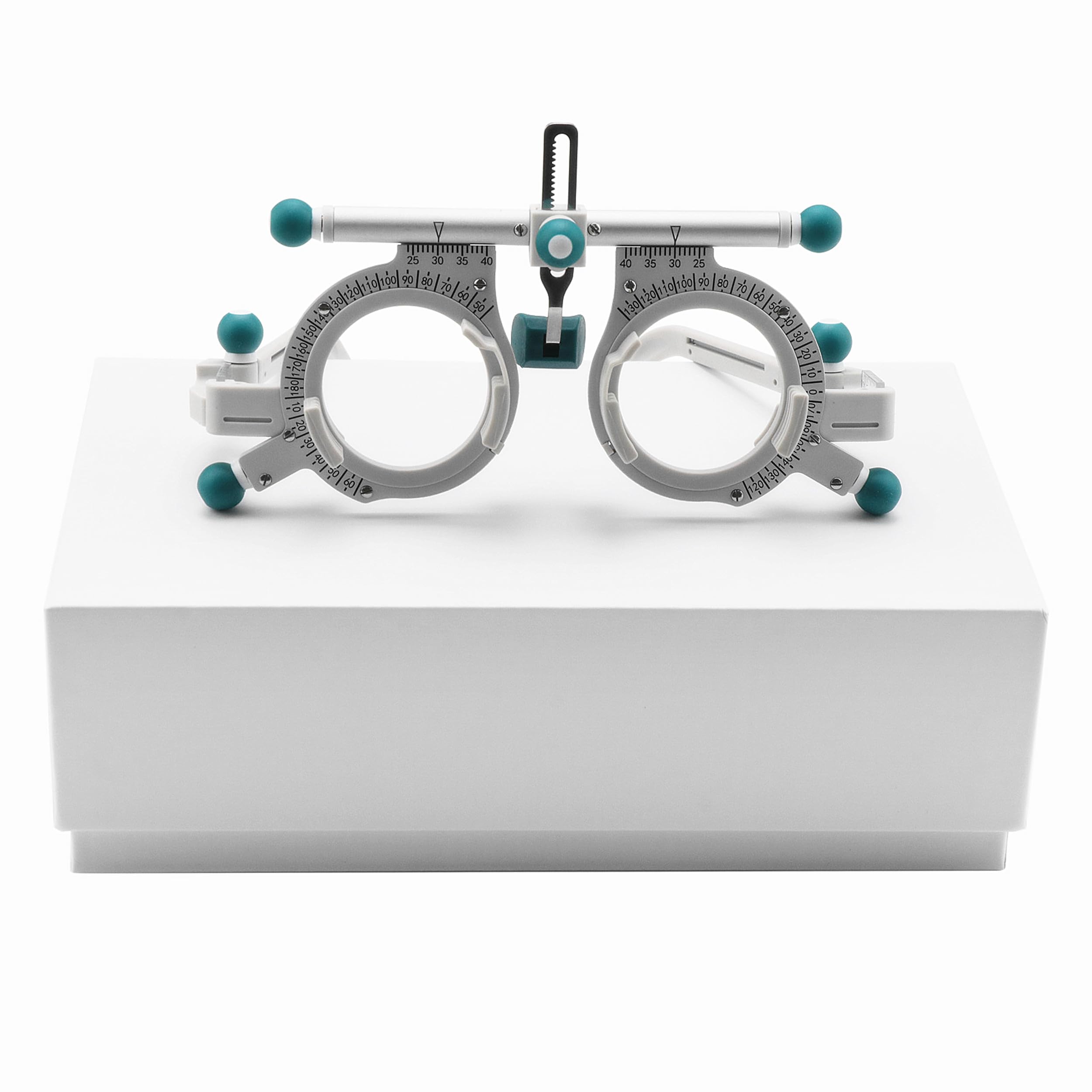 BestParts Titanio Professionale Ottico Regolabile Optometria Occhio Test Lenti di Prova Telaio, Ultra Light Optometria Ottico Trial Lens