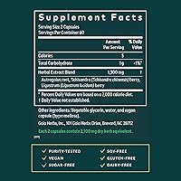 Vista 3 de Gaia Herbs Astragalus Supreme - Apoyo inmunológico y antioxidante* - Suplemento de hierbas con raíz de astrágalo, bayas de Schisandra y Ligustrum