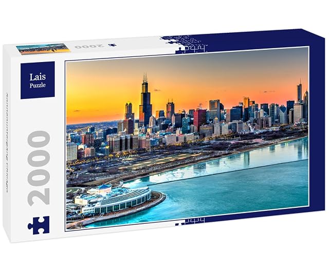 Lais Puzzle Puesta de Sol Chicago 2000 Piezas