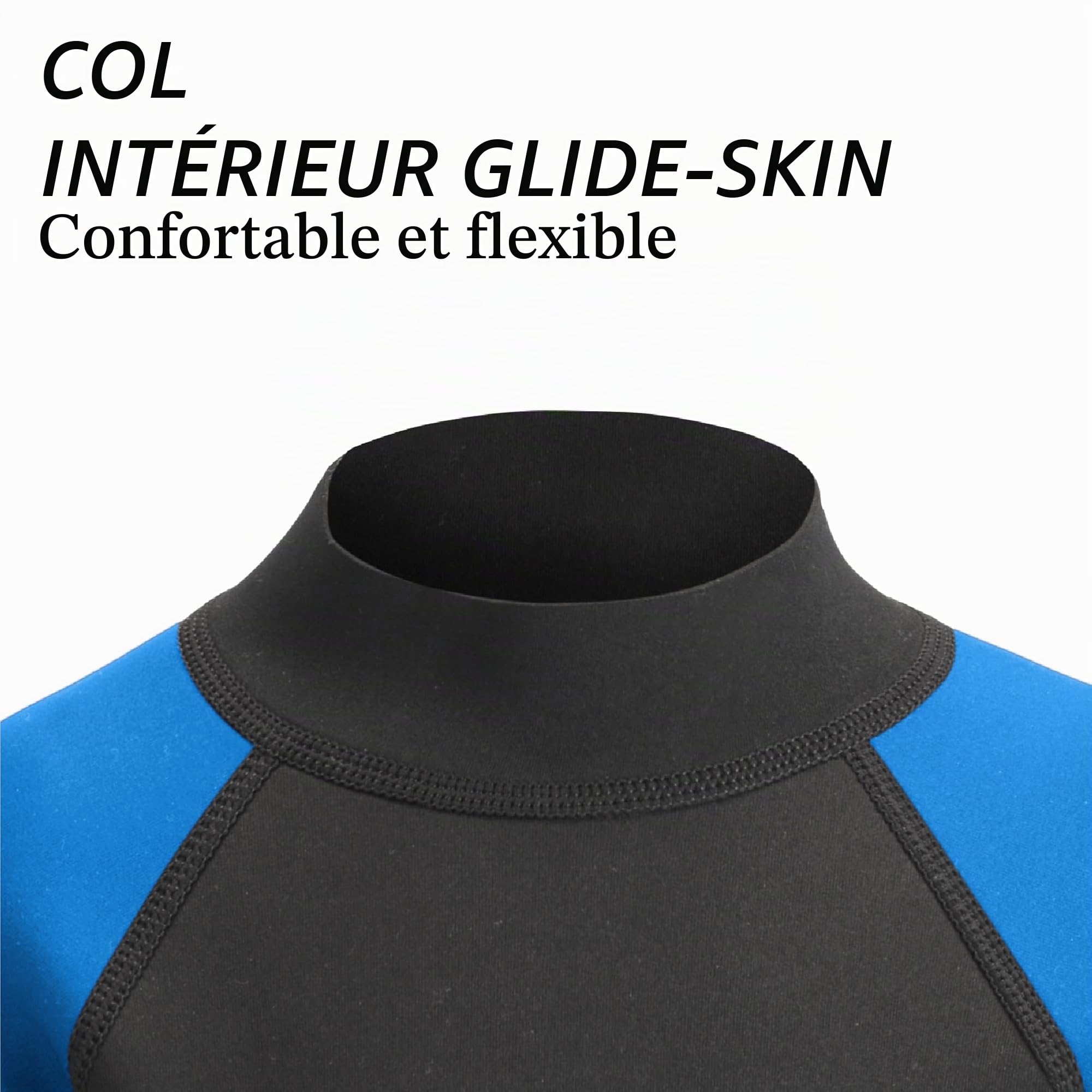 Urban Beach Plage Urbaine Néoprène Unisexes-Adultes Adeptes de la Plage Amateurs de Sports Aquatiques Style de Vie Urbain Manche Longue Fermeture Éclair